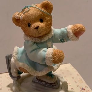 CHERISHED TEDDIES SHANNON FIGURE SKATER FIGURINE.